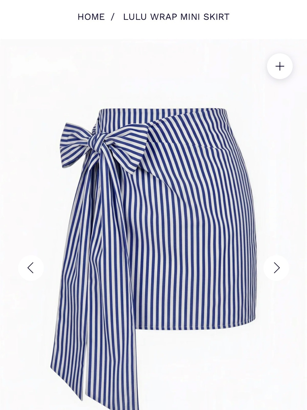 lulu Wrap Mini Skirt
